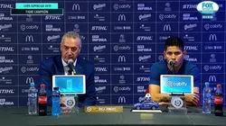 La conferencia de prensa de Alfaro.