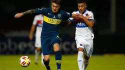 Buffarini en el partido ante Tigre.