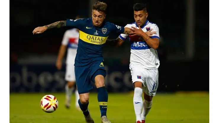 Buffarini en el partido ante Tigre.