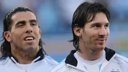 Tevez y Messi, juntos en la Selección Argentina.