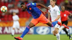 Colombia vs. Nueva Zelanda en el Mundial Sub-20 en Polonia.