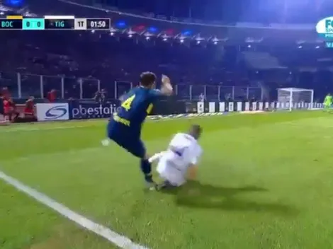 Montillo dejó el lirismo de lado, le metió un planchazo terrible a Buffarini y lo dejó todo dolorido