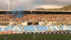 Así lució el estadio Sierra Nevada con los hinchas de Millonarios.