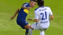 A Tevez no le importó ir perdiendo y tiró un caño tremendo