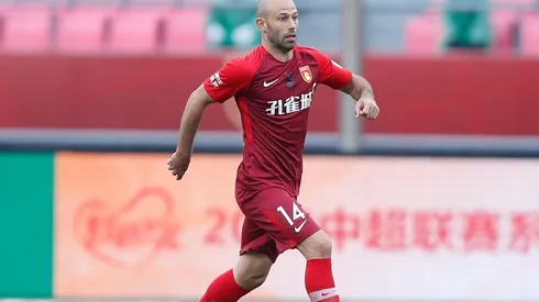 Javier Mascherano en el fútbol de China.
