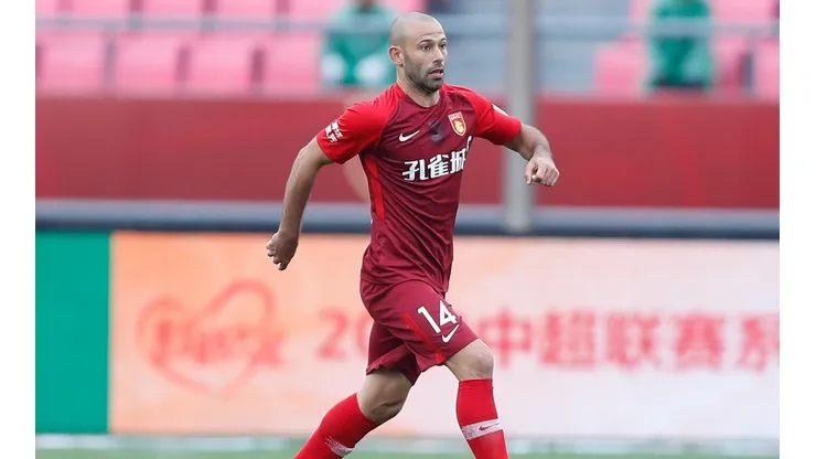 Javier Mascherano en el fútbol de China.