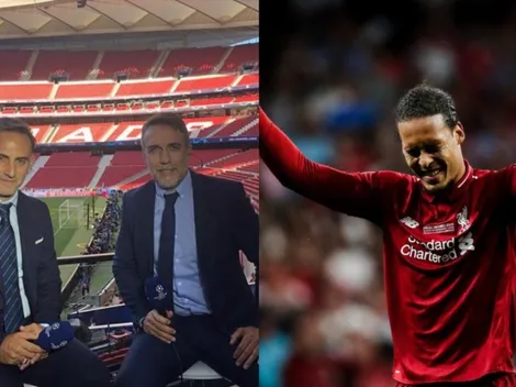 Latorre quiso elogiar a van Dijk, pero lo mandaron a aprenderse el nombre