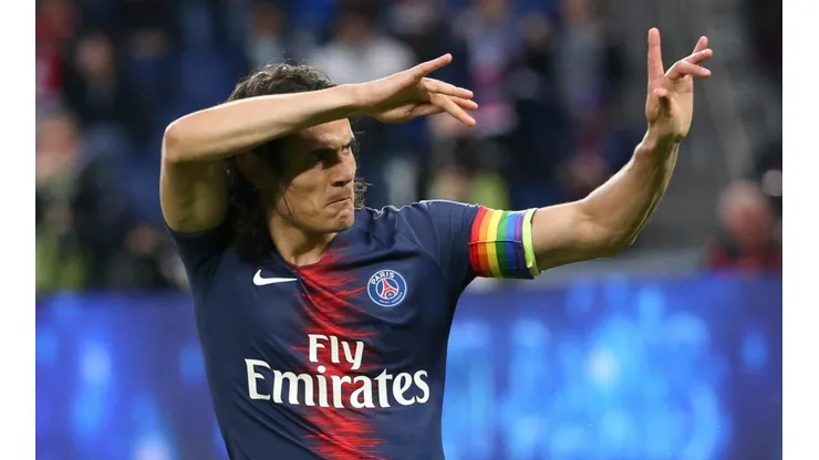 Edinson Cavani en Paris Saint-Germain.