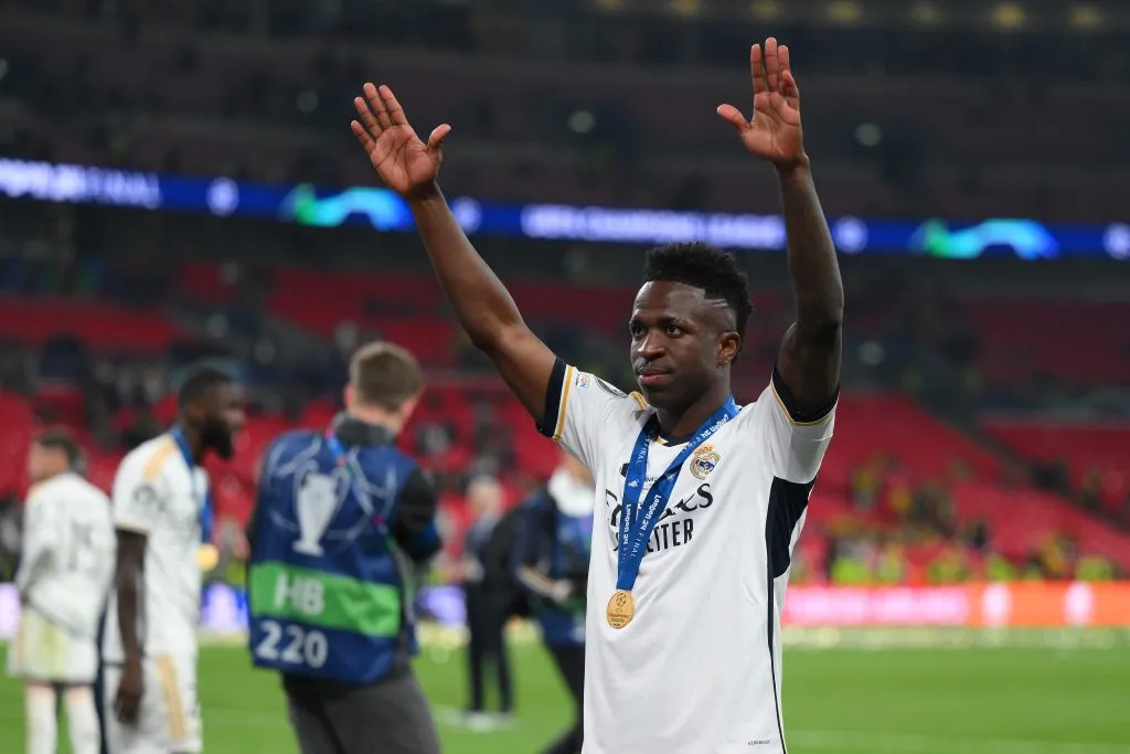 Vinícius Júnior, post final de la Champions League en la que marcó uno de los goles para el triunfo 2 a 0 del Real Madrid sobre Borussia Dortmund.