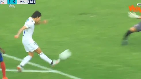 La increíble opción que desperdició Roberto Ovelar en el Sierra Nevada de Santa Marta.