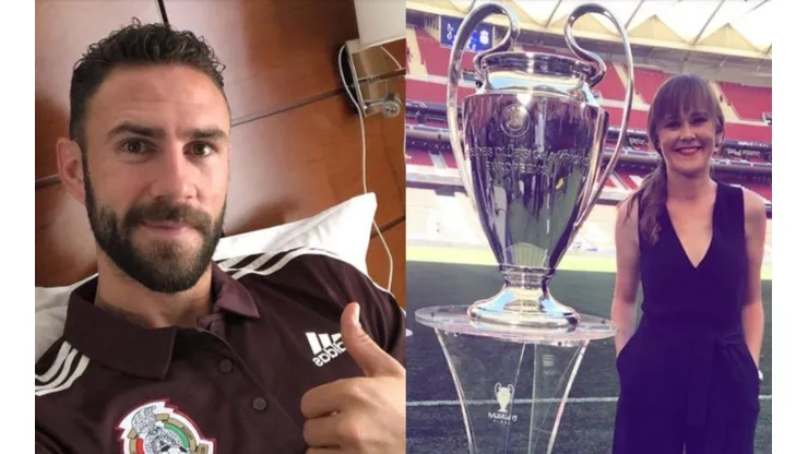 Felicitada: Marion Reimers recibió un mensaje de Miguel Layún tras la final de la Champions League