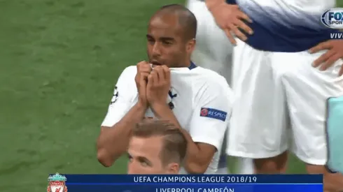 Justo en el cora: el llanto de Lucas Moura tras perder la final de Champions