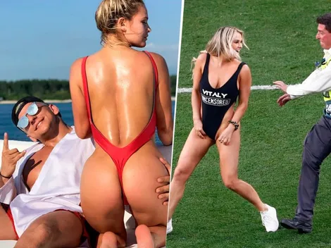 El novio de Kinsey Wolanski, la diosa que se metió en la final, había hecho lo mismo ¡en Brasil 2014!