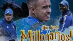 Así promocionó Millonarios su partido contra Unión Magdalena en Santa Marta.