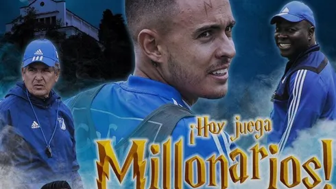 Así promocionó Millonarios su partido contra Unión Magdalena en Santa Marta.