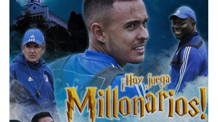 Así promocionó Millonarios su partido contra Unión Magdalena en Santa Marta.
