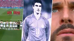 El minuto de silencio por la Perla Reyes.