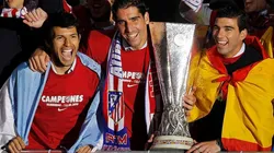 La Perla festejando junto al 'Kun'.