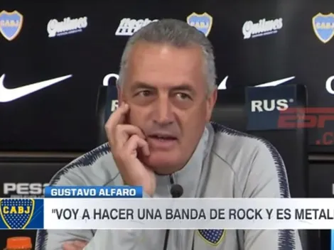 A Alfaro le preguntaron si Boca mira a River y él contestó con una historia sobre Metallica