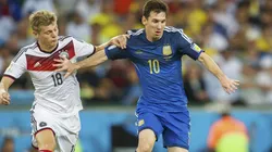 Messi durante la final del Mundial de Brasil, en 2014.