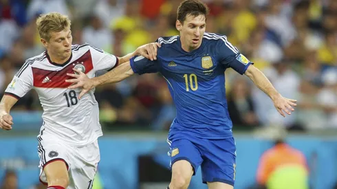 Messi durante la final del Mundial de Brasil, en 2014.