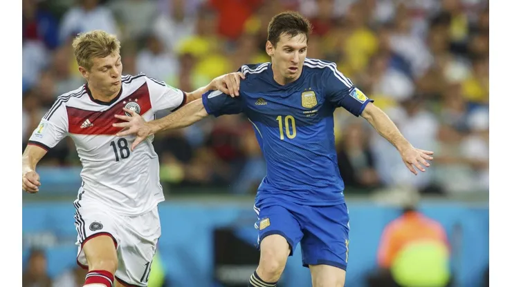Messi durante la final del Mundial de Brasil, en 2014.
