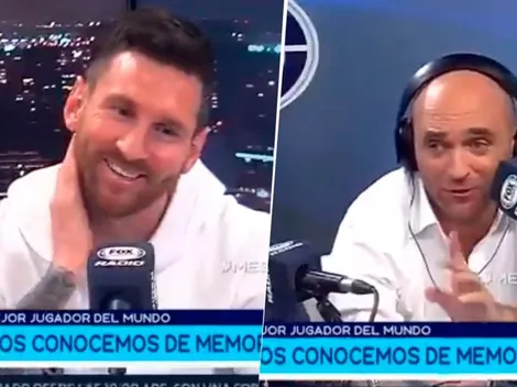Messi hablaba de su relación con Agüero y el Kun mandó un mensaje al programa en vivo