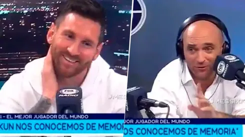 Messi hablaba de su relación con Agüero y el Kun mandó un mensaje al programa en vivo