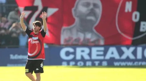 Messi en el estadio de Newell's Old Boys de Rosario.