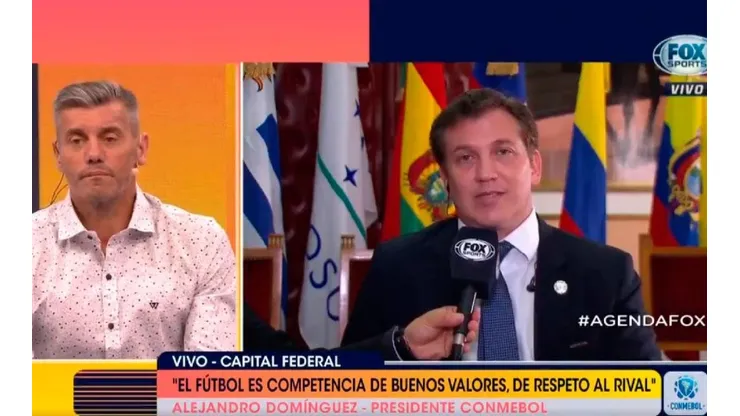 Las palabras de Domínguez en FOX.