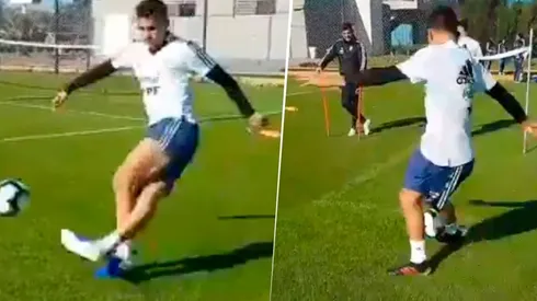 Paredes tiró un golazo imposible de rabona, Dybala lo quiso superar y no le salió tan bien