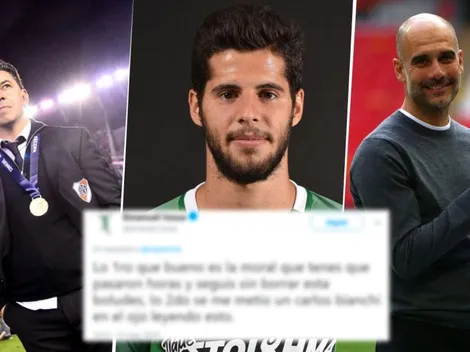 Un periodista comparó a Gallardo con Guardiola, Emanuel Insúa se re calentó y lo bardeó en Twitter