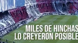 El saludo de River para la Conmebol.
