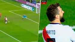 Pratto y el gol del triunfo.