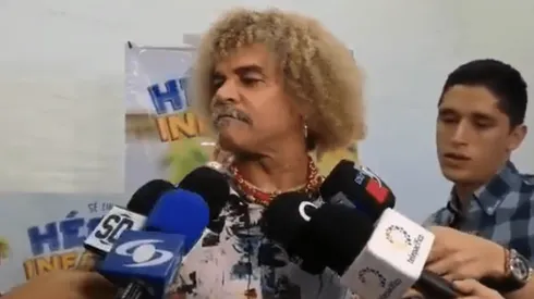 Carlos 'el Pibe' Valderrama, exjugador de fútbol en Colombia.