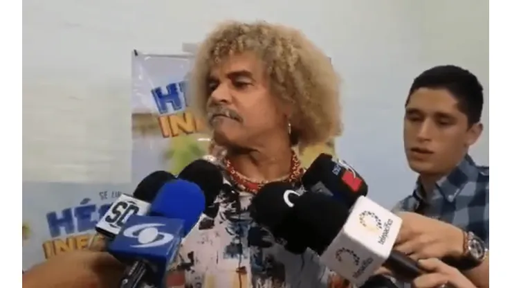 Carlos 'el Pibe' Valderrama, exjugador de fútbol en Colombia.