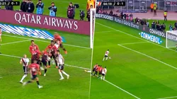 El VAR jugó para River, Nacho Fernández erró el penal pero en el rebote empató la serie