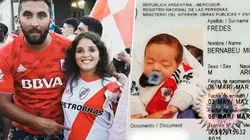 No podemos más: una pareja hincha de River le puso a su hijo ¡Bernabéu!