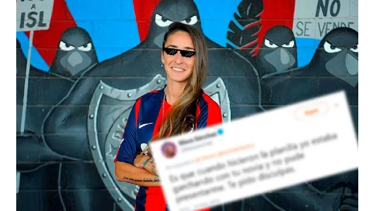 Otra de Maca Sánchez: se le burlaron por no estar en el FIFA y ella lo trolleó de lo lindo