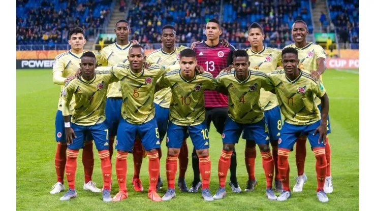 Selección Colombia Sub-20 en el Mundial de la FIFA en Polonia.