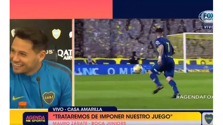 Le preguntaron si cambiaría algo de lo que hizo en la serie ante Vélez y Zárate picanteó con todo
