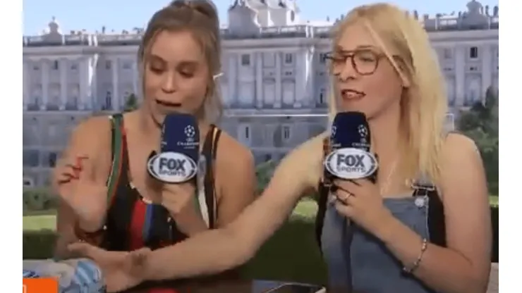 Vero Rodríguez y su compañera lo derramaron todo al aire de Fox Sports