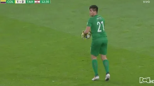 Pito, arquero de la Selección de Tahití Sub-20.