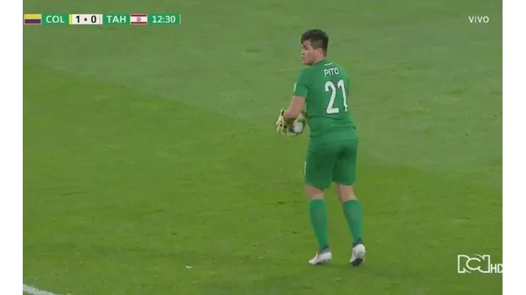 Pito, arquero de la Selección de Tahití Sub-20.