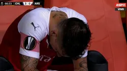 Nos duele a todos: el llanto de Torreira al salir sustituido en la final de la Europa League
