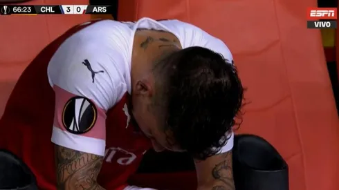 Nos duele a todos: el llanto de Torreira al salir sustituido en la final de la Europa League