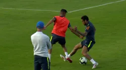 A Neymar lo humilló un juvenil en la práctica de Brasil y no le gustó nada