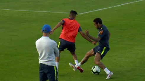 A Neymar lo humilló un juvenil en la práctica de Brasil y no le gustó nada