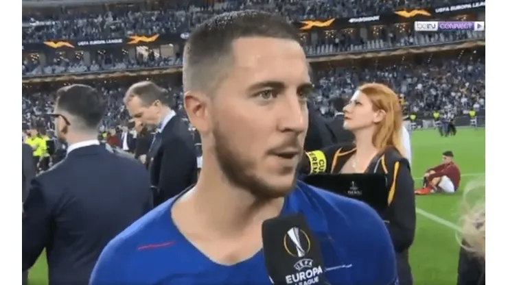 La bomba que tiró Hazard apenas terminó la final: "Creo que es un adiós"