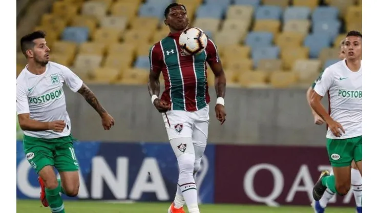 Atlético Nacional vs Fluminense por la Copa Sudamericana.